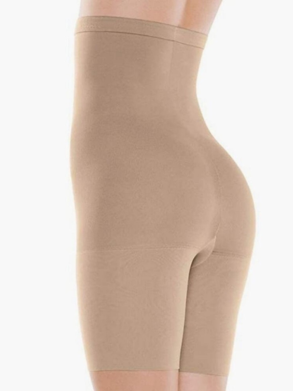 Spanx Assets by Sara Blakely Seamless High-Waist Shaping Short - Nude Size 2